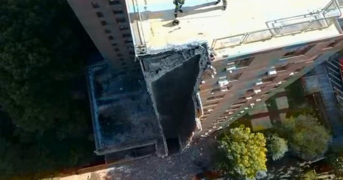 New York apartment building collapses partially following gas explosion