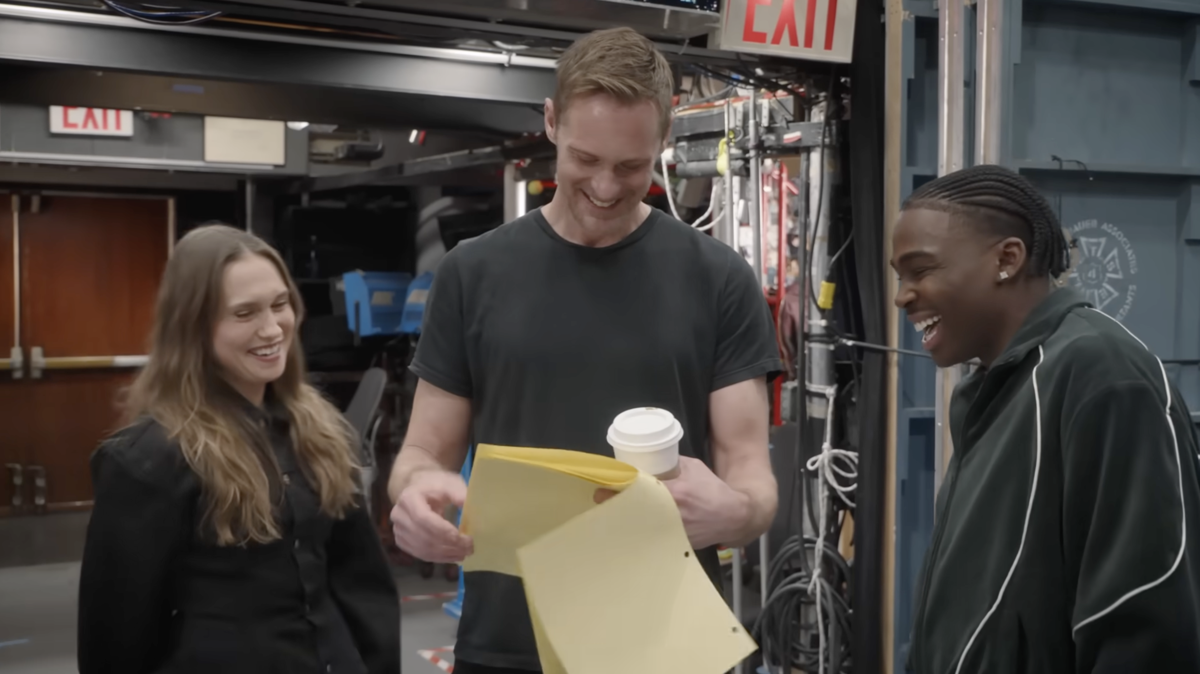 Alexander Skarsgård's 'SNL' Promo Sees Him Helping The Cast In 1 Specific Area