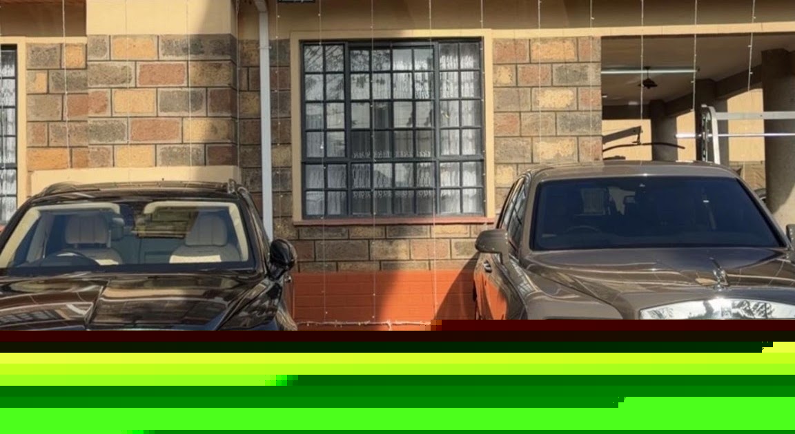 This is someone's residence - Look at the high-end guzzlers in the parking lot! Hii Kenya Watu Wako Na Pesa (PHOTO)