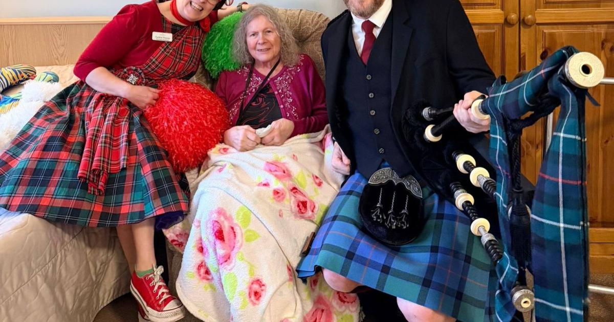Care home raises dram to celebrate Burns Night