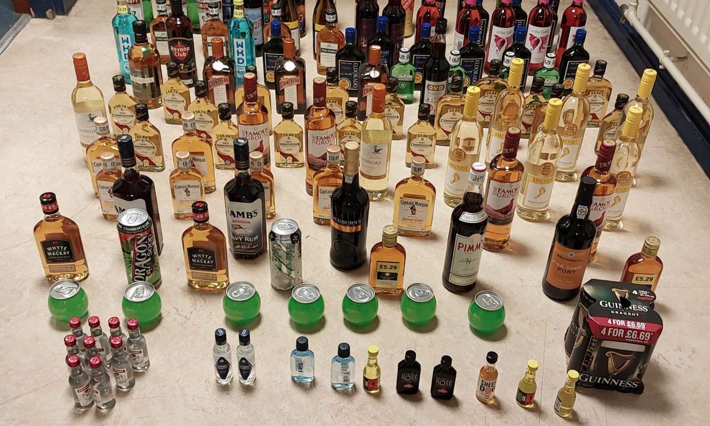 £1,600 of alcohol seized in police raid on Inverkeithing shop