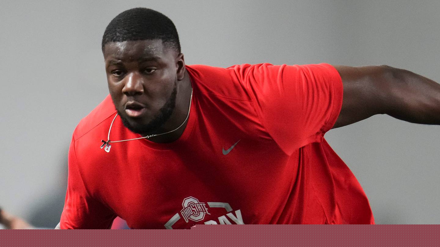 Ethan Onianwa has turned into more than just a dart throw for the Falcons