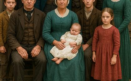 "Sarah's Century" -- Family History Poem, Song, Audio Overview and Video Overview Created by Artificial Intelligence