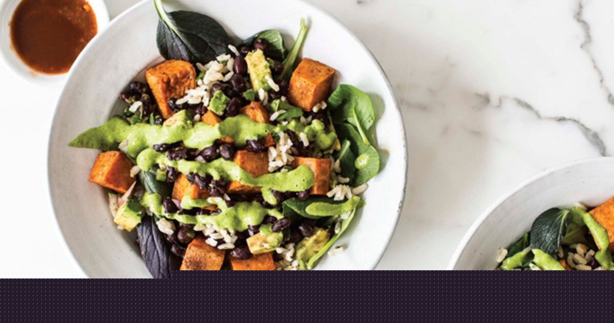 Chimichurri Roasted Sweet Potato Bowl