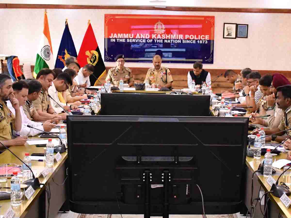 DGP Reviews Security Scenario, Calls for Heightened Vigilance Across Jammu Kashmir