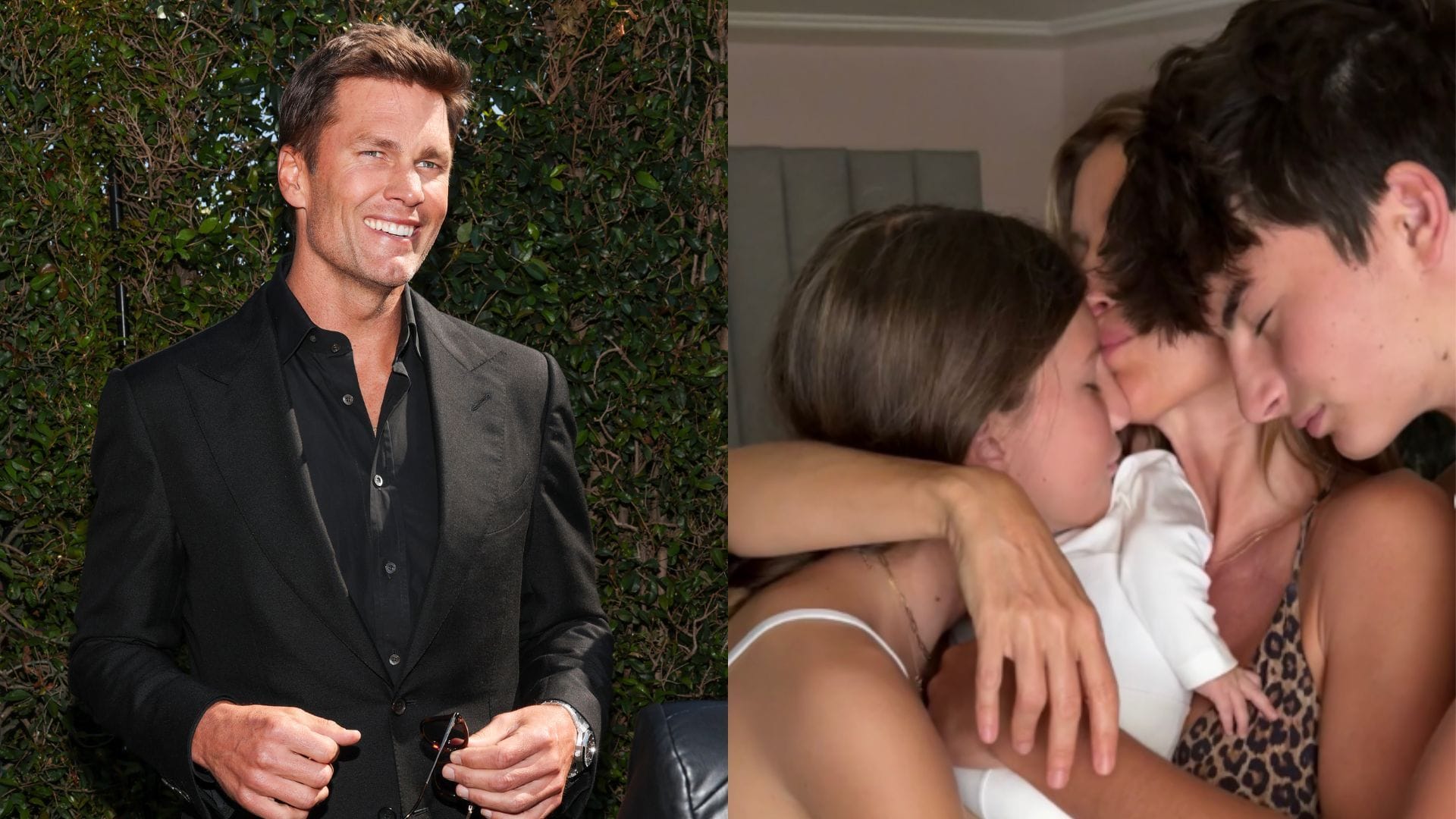 IN PICS: Tom Brady’s daughter Vivian & son Benjamin embrace mom Gisele Bündchen & stepbrother in as baby turns 1