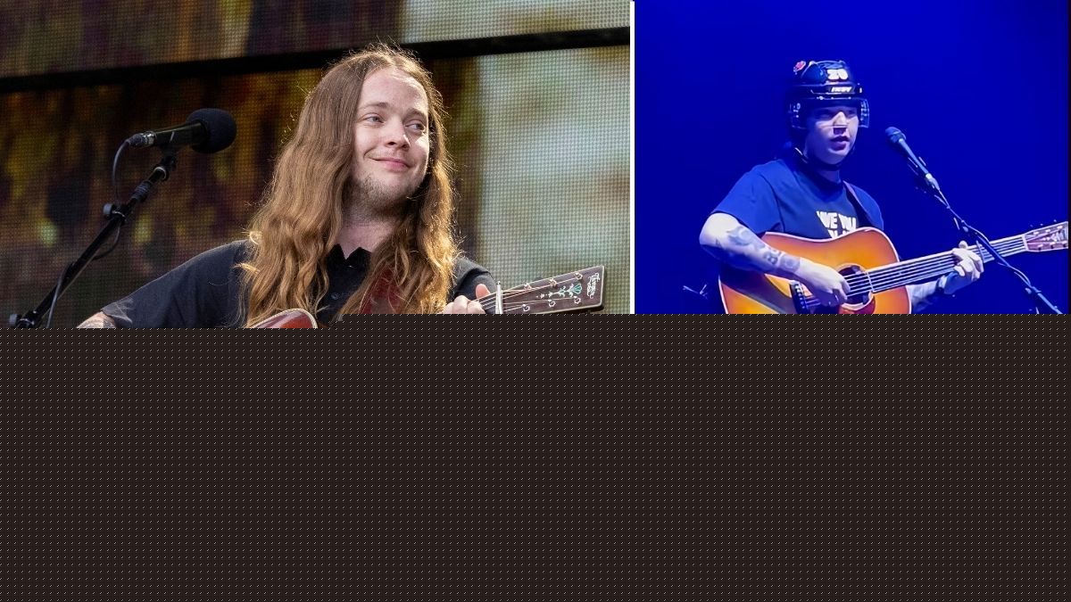 Billy Strings plays show wearing a helmet after being hit in the head by object on stage: “Maybe I shouldn’t have come back”
