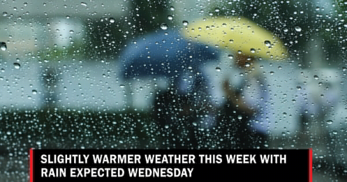 Comment on Slightly warmer weather this week with rain expected Wednesday by 注册以获取100 USDT