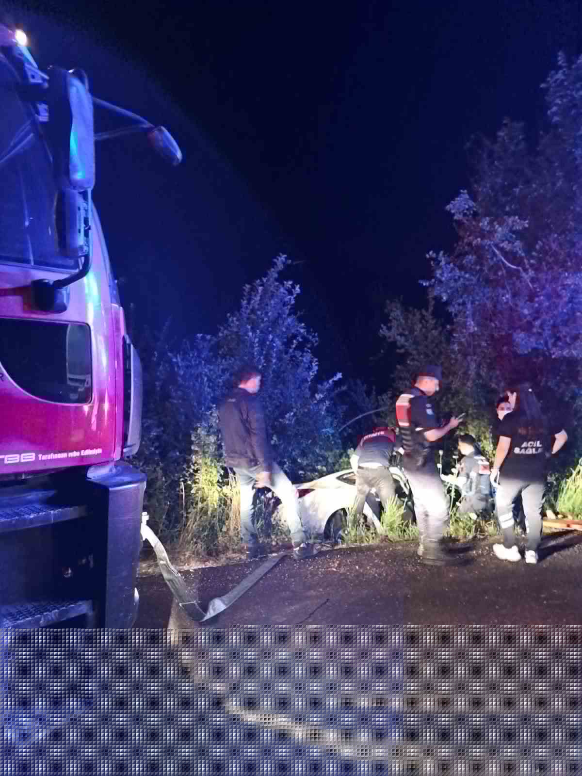 Cide'de Trafik Kazası: 1 Yaralı