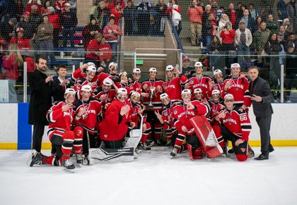 Miners Red win third-straight state hockey championship