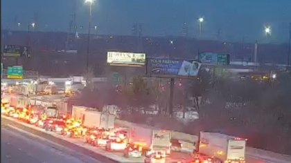 Part of I-65 in NW Indiana shut down after semi carrying mail crashes and ‘completely split open'