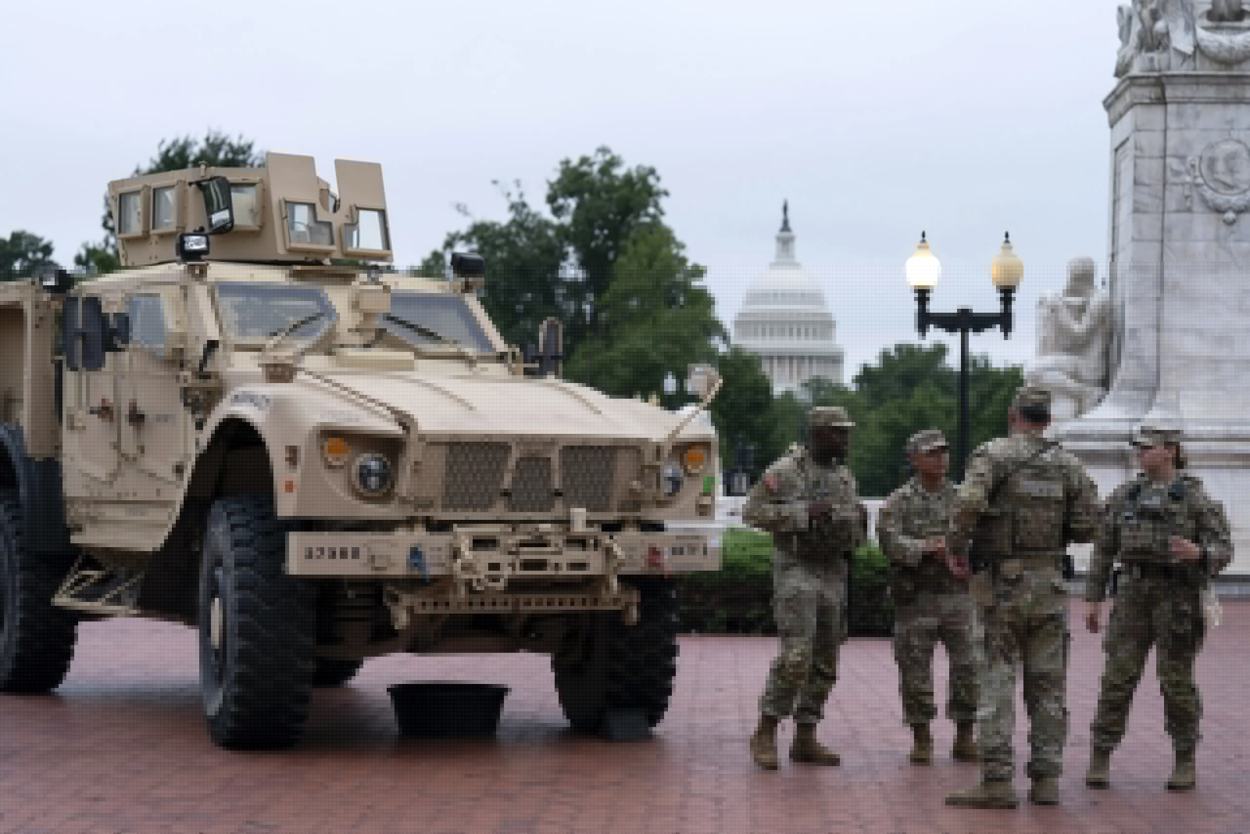 One civilian injured in crash with D.C. National Guard military vehicle