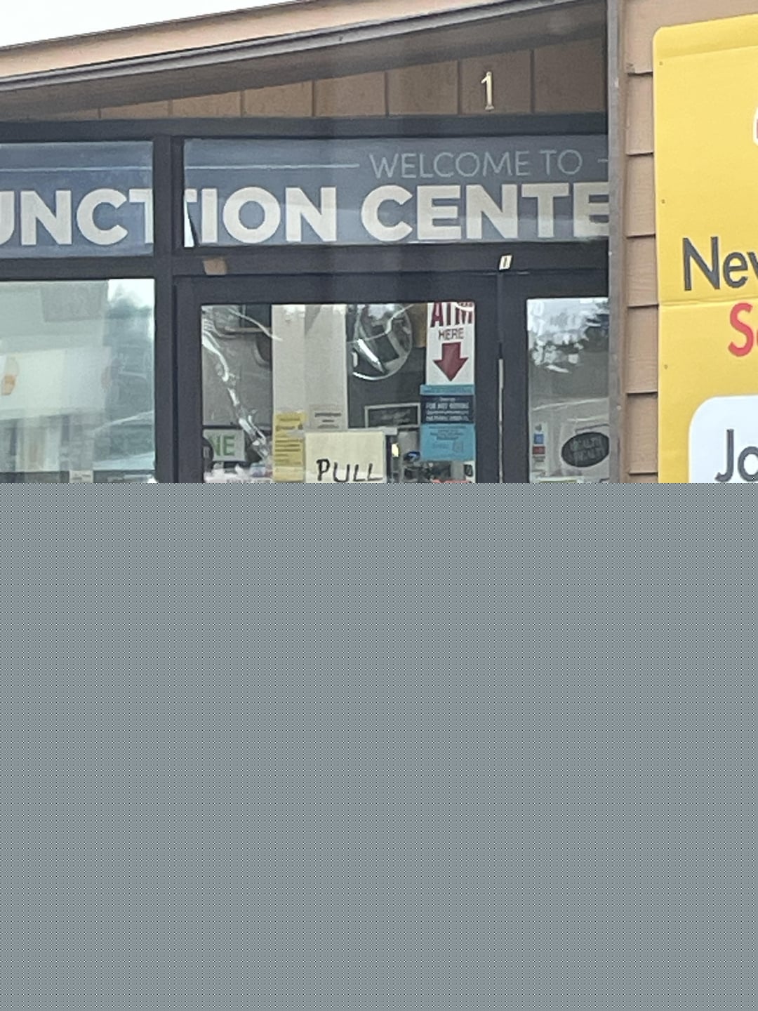 Funny Store Signs - I think it's a pull door