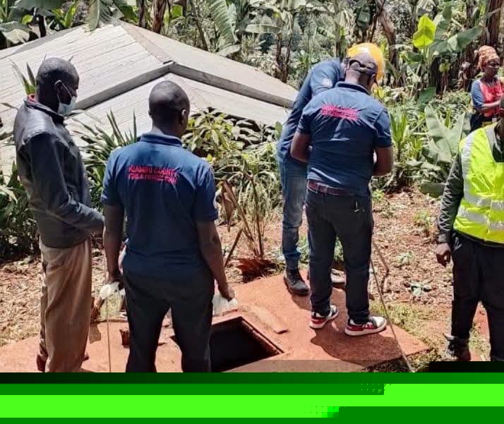 SHOCK as a woman’s body is discovered hidden inside a water tank used by family in Gatundu North (PHOTOs)