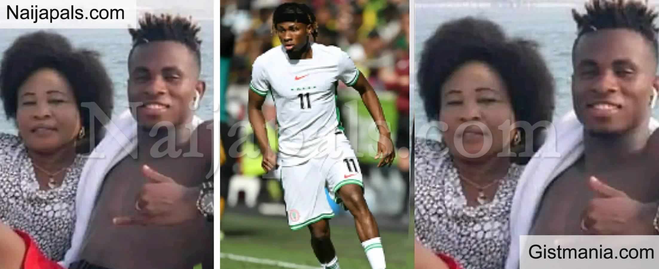 BREAKING! Super Eagles Player, Samuel Chukwueze Loses His Mother After a Brief Illness