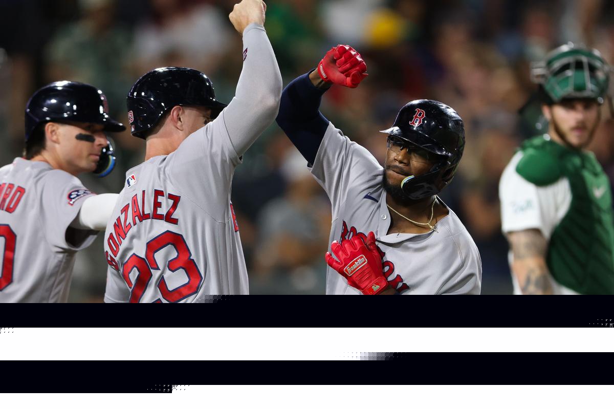 Red Sox Beat the A’s 4-2 on Monasterio’s 2-run Homer in the 10th