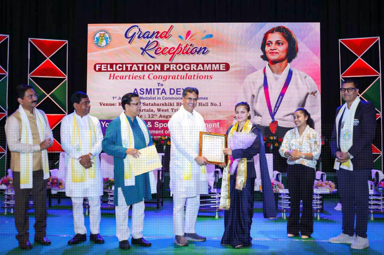 Tripura Cabinet Waives Rs 33.5 Lakh Land Premium for Commonwealth Games Gold Medallist Asmita Dey