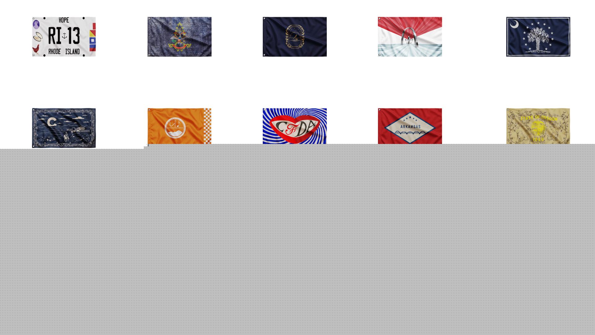 Iconic fashion designers recreate America’s state flags in dazzling homage
