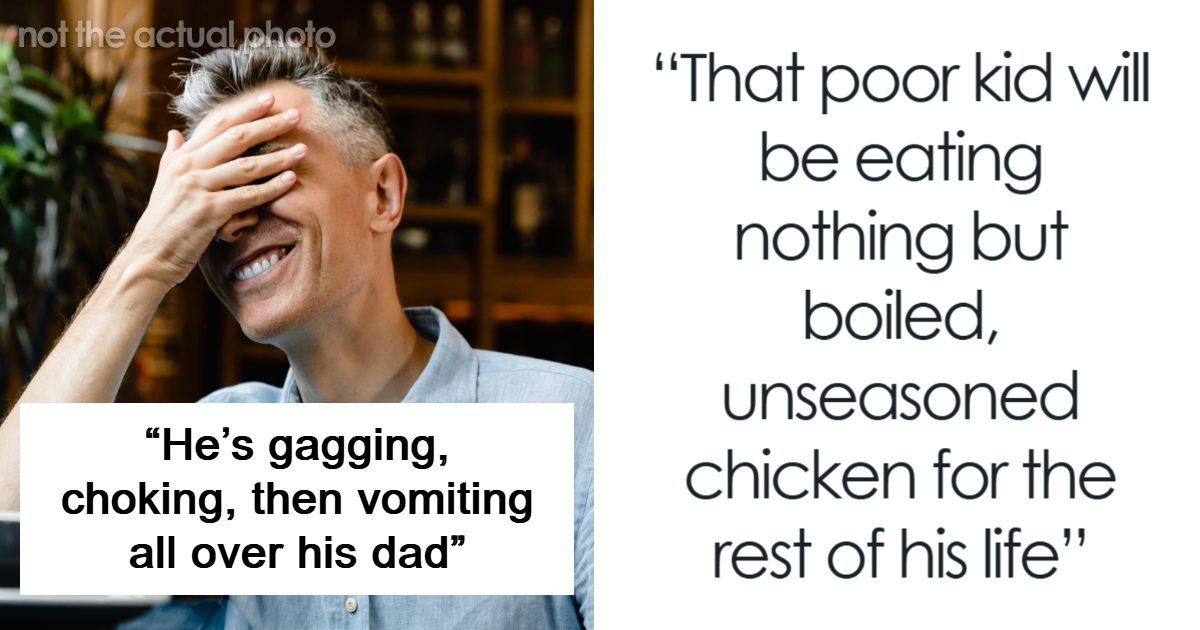 Dad Steals Stranger’s Spicy Chicken Sandwich For His Kid, Chaos Ensues When The Child Vomits Everywhere