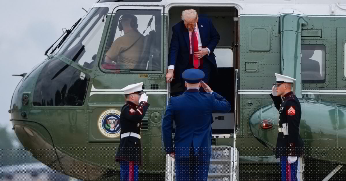 Mann (33) in Haft - Laserpointer-Angriff auf Trumps Hubschrauber
