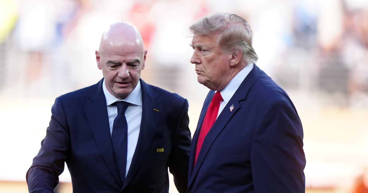 Donald Trump denies talking to Gianni Infantino over contentious World Cup plans