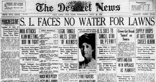 Deseret News archives: Guess what Utah’s big concern was 102 years ago?