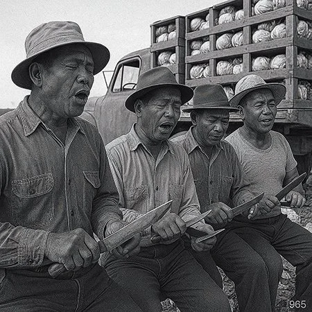 Cutting Asparagus in Gonzales, California — Spring 1965