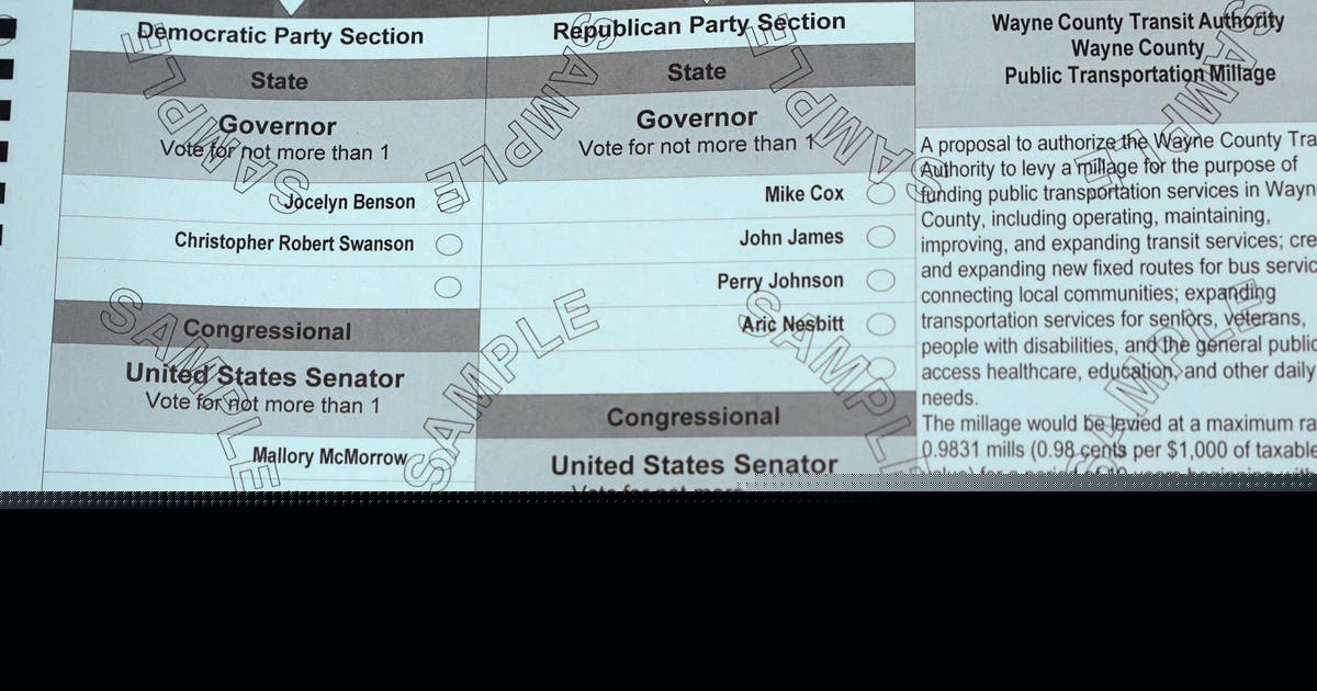 Michigan primary election tomorrow: Voter guide