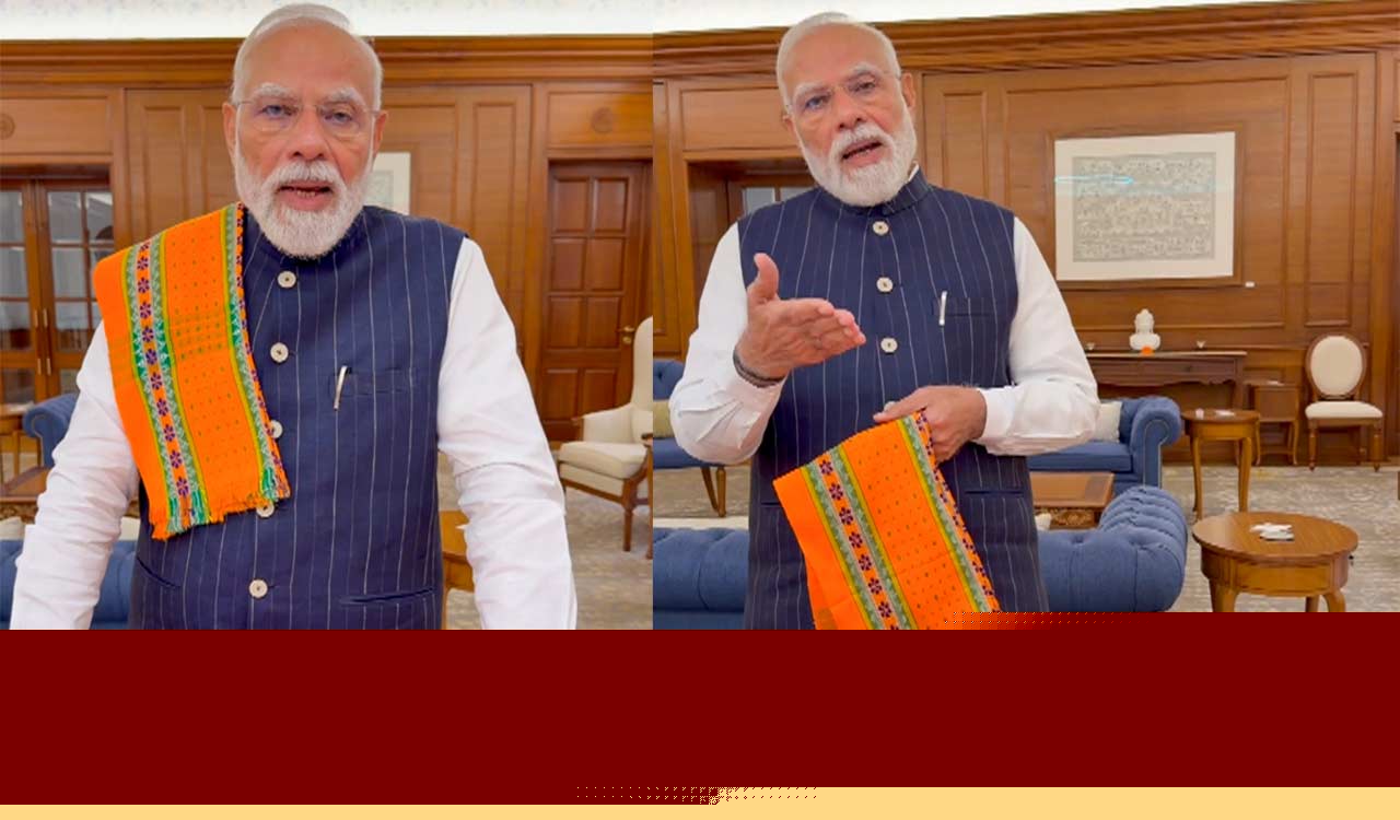 PM Modi urges youth to celebrate National Handloom Day like Friendship Day