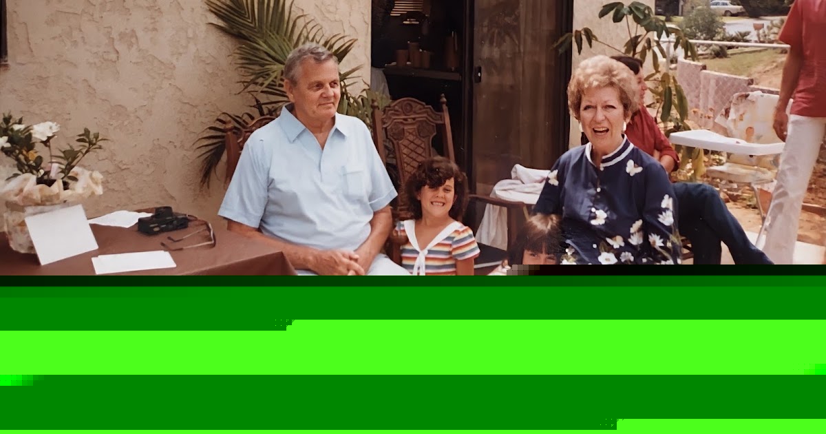 Grandparents Betty and Fred Seaver With Our Daughters in 1980 -- (Not So) Wordless Wednesday #926