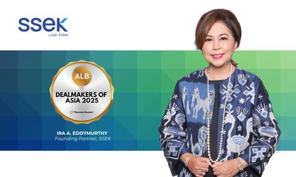 SSEK Partner Ira A. Eddymurthy Named A 2025 ALB Dealmaker Of Asia For Indonesia.