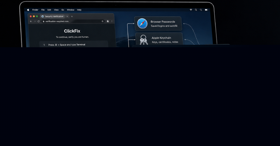 ClickFix Attacks Deliver macOS Stealer That Can Drain Crypto Wallets