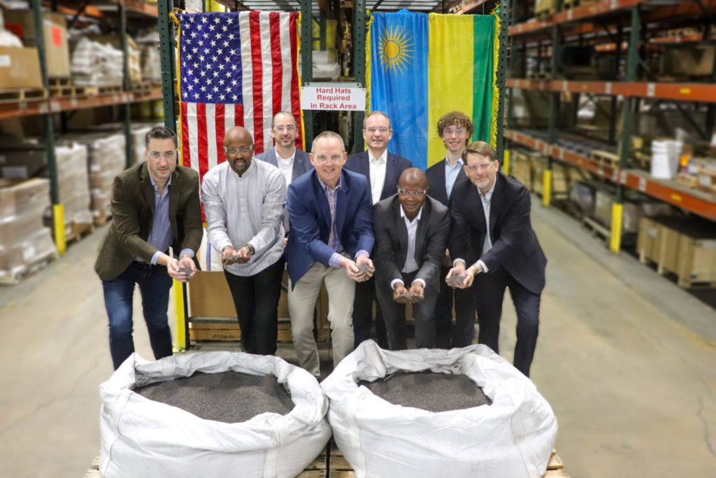 First shipment of tungsten from Rwanda arrives in US