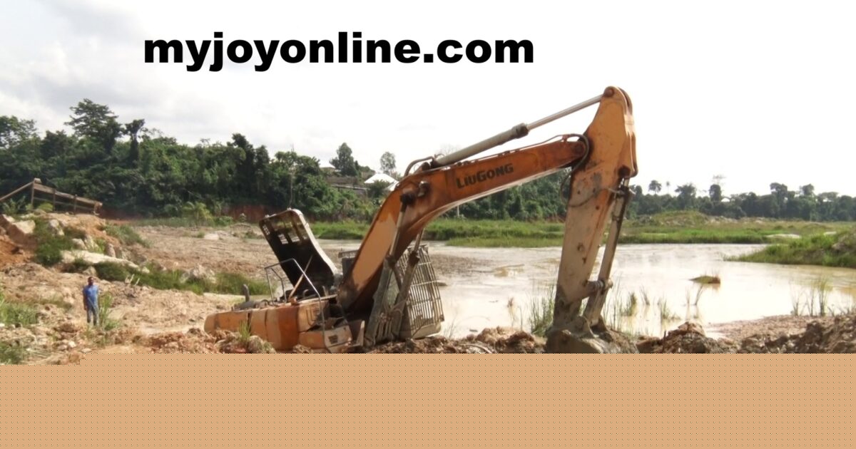 REGSEC impounds 9 excavators in Obuasi anti-galamsey operation