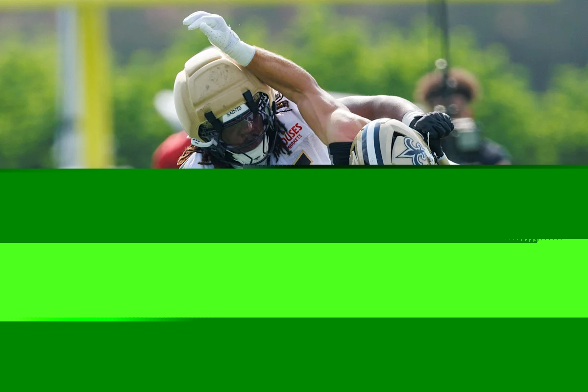 Saints need 'controlled aggression' from rookie guard Jeremiah Wright