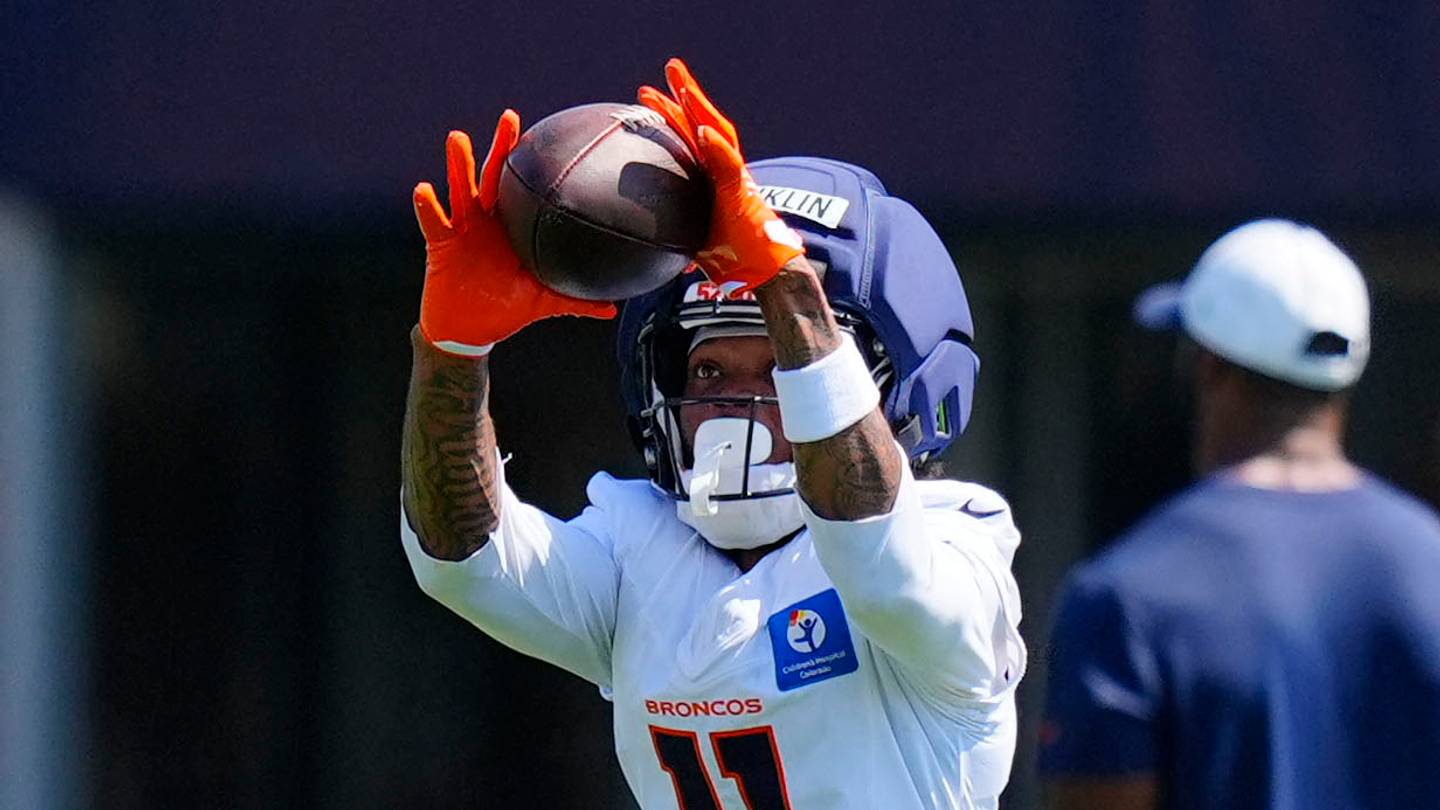 Broncos' Troy Franklin suddenly finds himself under pressure as camp continues