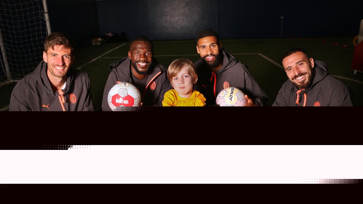 Telethon 2026: AC Milan superstars meet inspiring Perth kids from Mini Ballers for inclusive football match