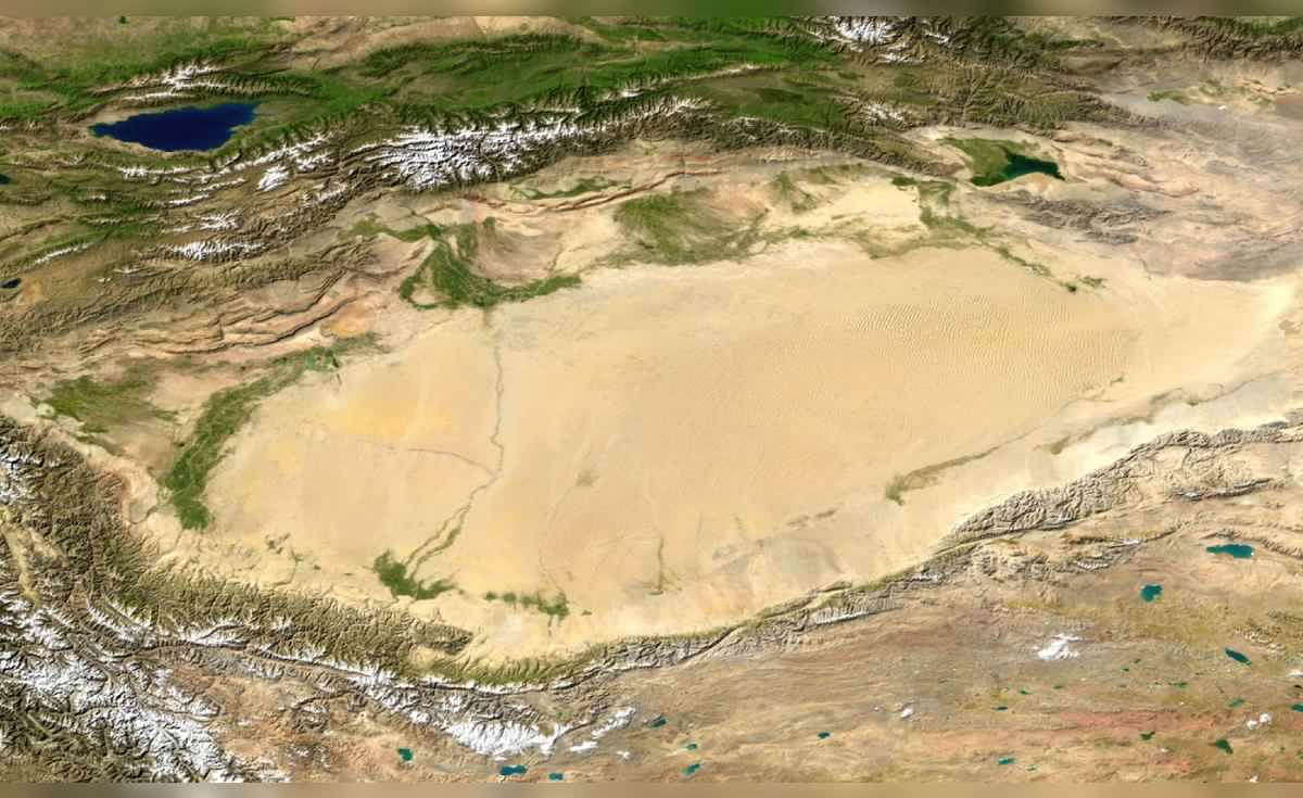 China lleva 50 años plantando árboles en el desierto de Taklamakán: ahora los satélites muestran que el paisaje absorbe más carbono del que libera
