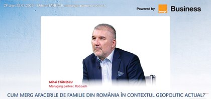 ZF Live. Mihai Stănescu, managing partner RoCoach: Liderii se văd în criză. Criza îi descoperă. E ca şmirghelul, ca periile de sârmă. Atunci vezi cine rămâne la urmă în picioare