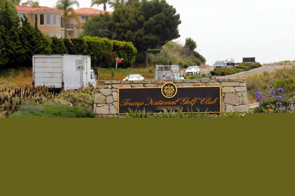Authorities arrested a man with ammo and apparently monitoring security at Trump golf course near LA