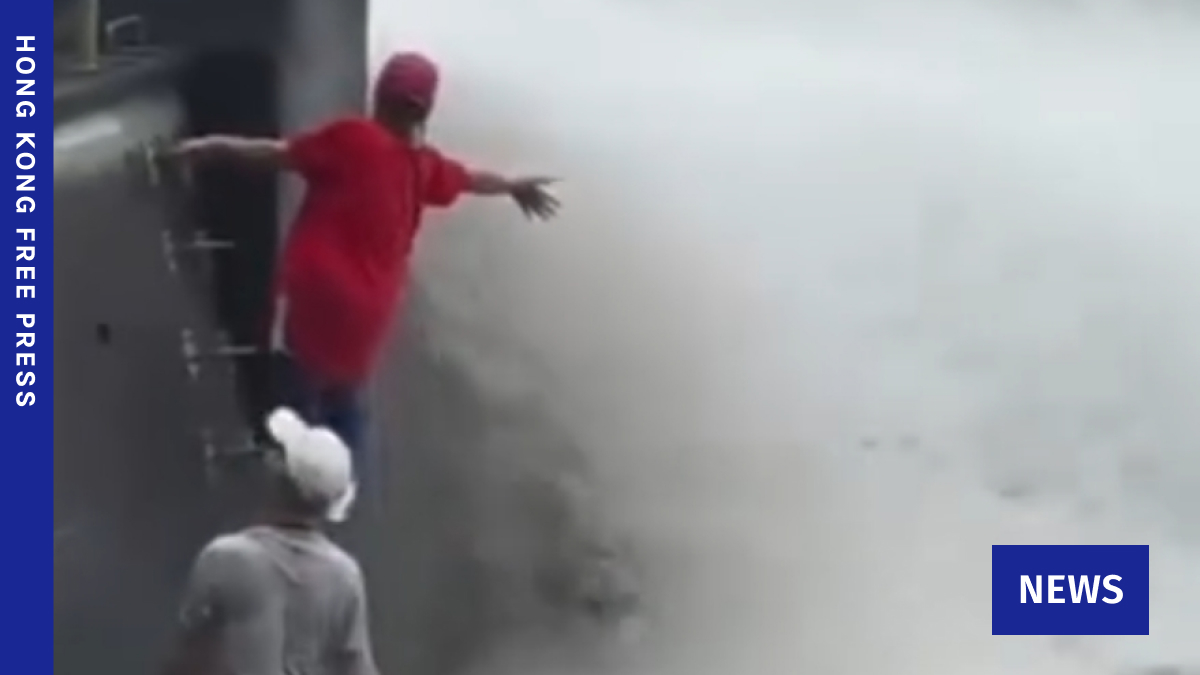 Hikers draw scrutiny after entering Hong Kong reservoir spillway during flood discharge for photos