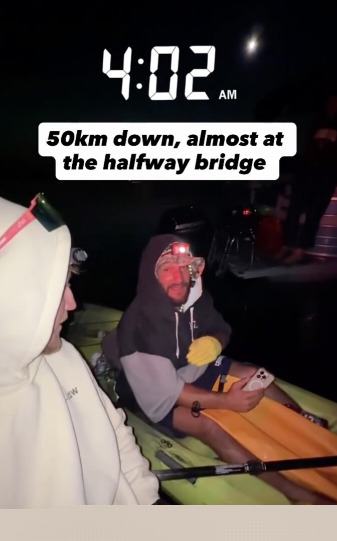 Kayakers pass halfway mark in Okanagan Lake endurance challenge after delayed start (Kelowna)