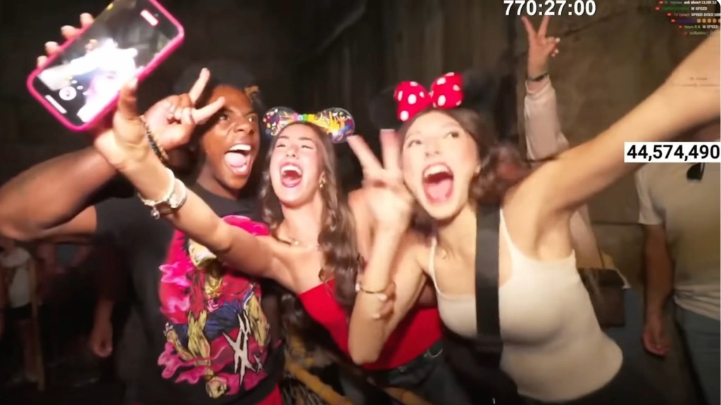IShowSpeed goes to Disneyland with his millions of live stream followers