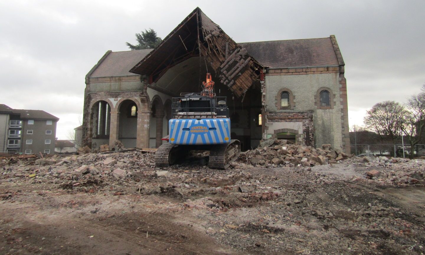 See demolition of Dundee’s storied Craigiebank Church through unseen video and pictures