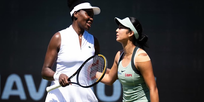 Venus Williams Calls Alex Eala a ‘World Star’ After Doubles Partnership