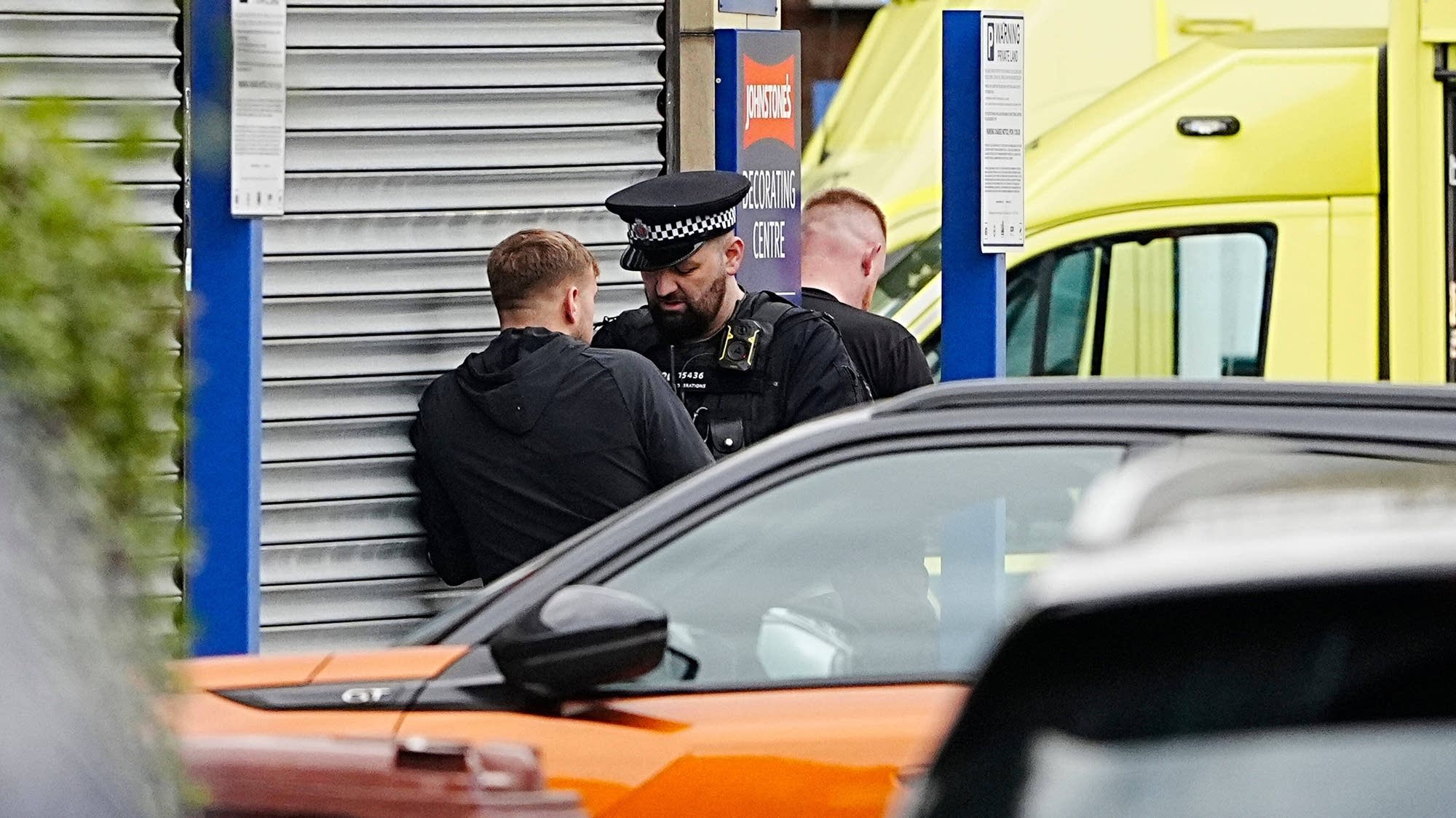 UK police say 4 people injured after car ramming and stabbing outside synagogue in Manchester