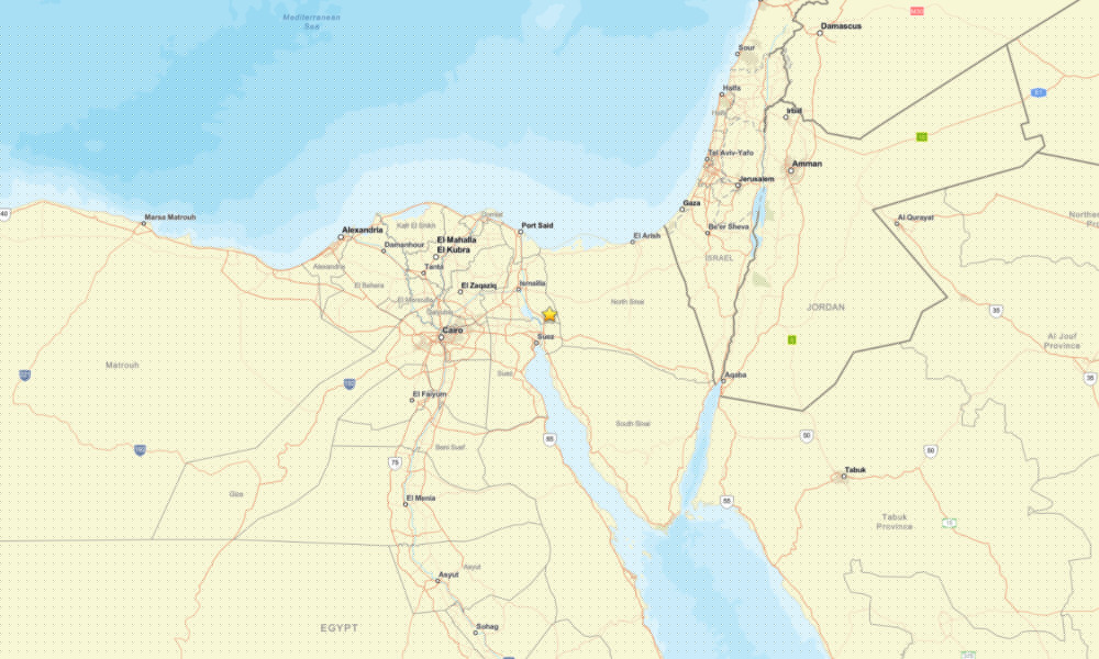 Magnitude 5.3 earthquake strikes Egypt, shaking felt in Cairo