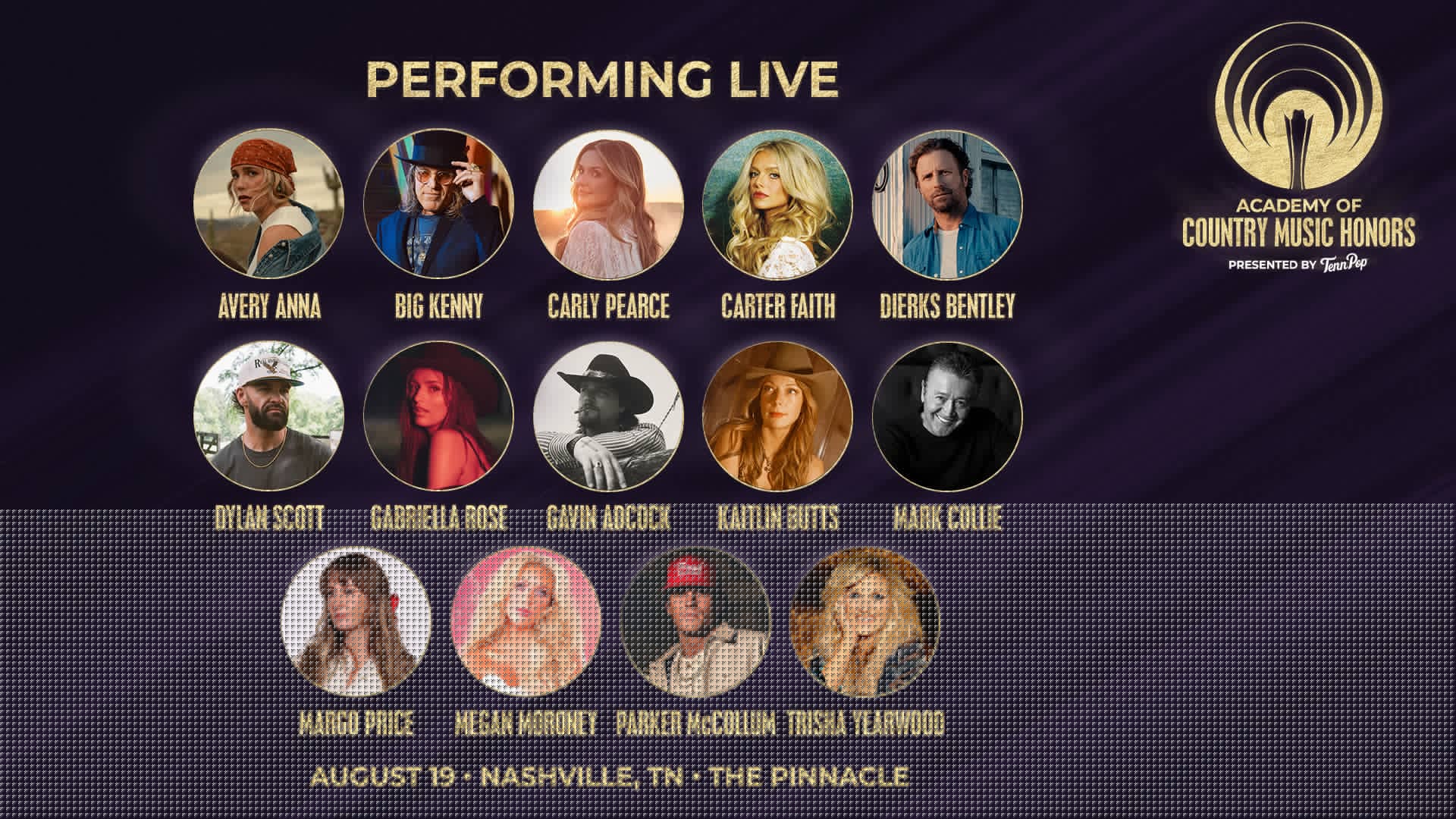 ACM Honors 2026 Performers Revealed: Carly Pearce, Megan Moroney, Parker McCollum Lead Lineup