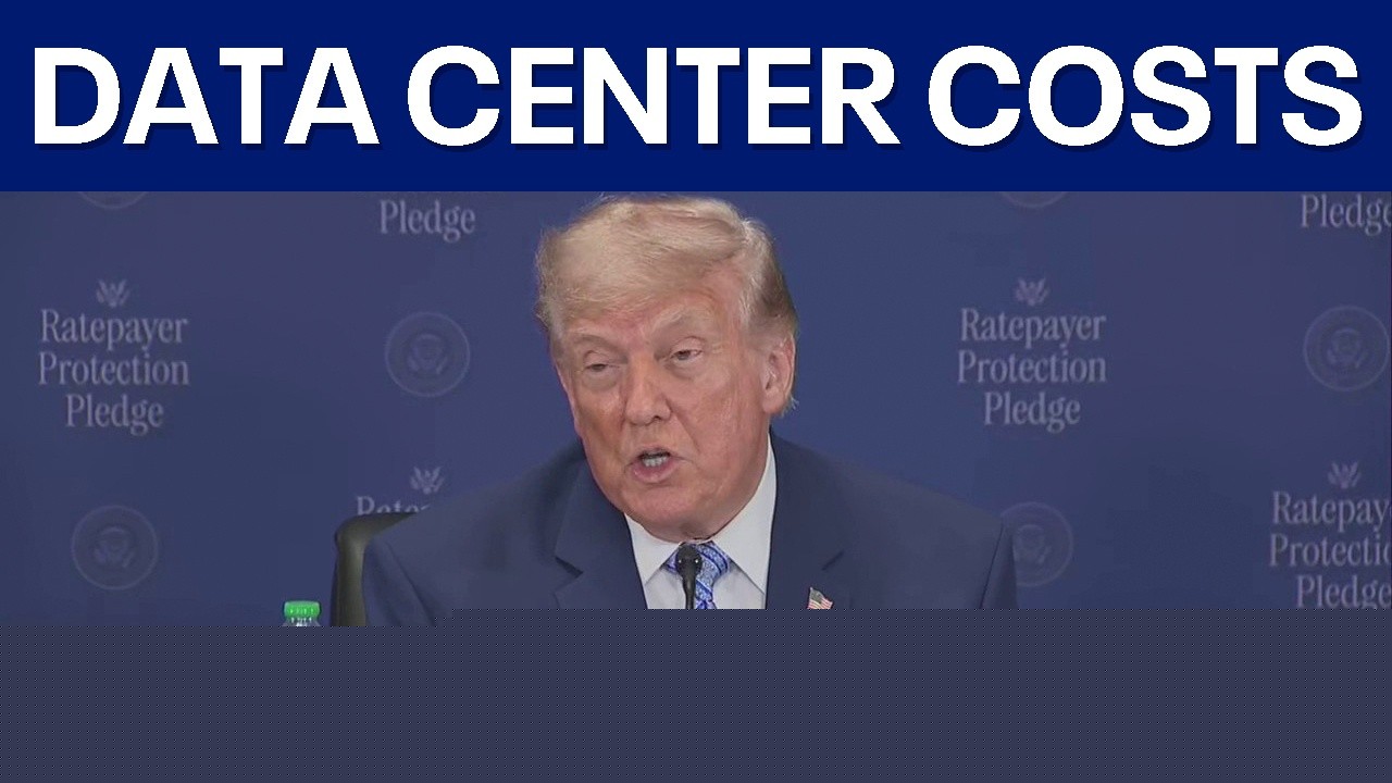 Trump on data centers: Cost paid by corporations