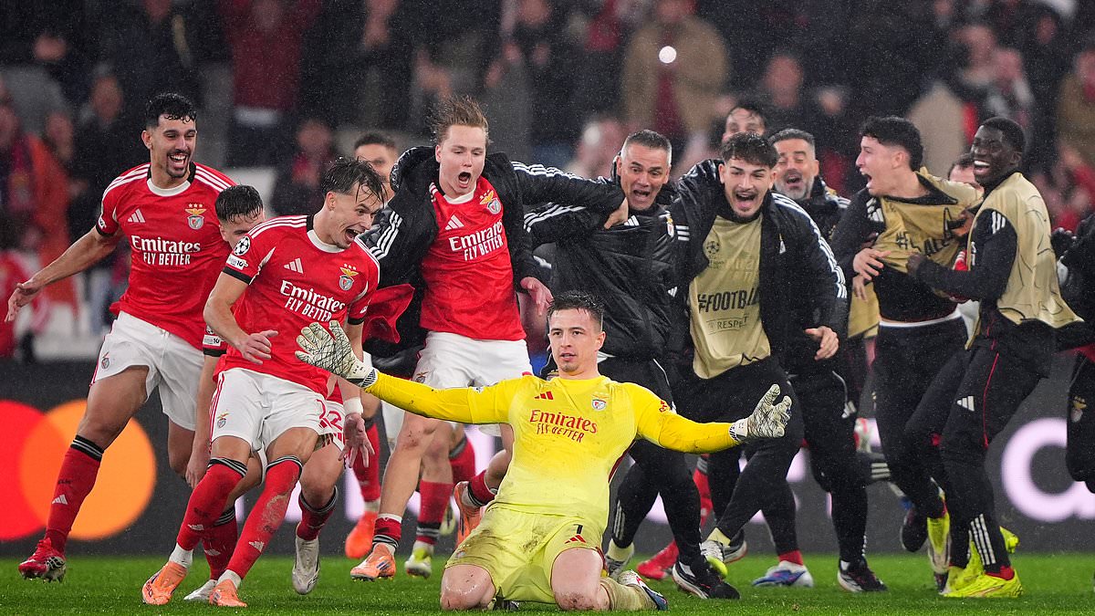 Greatest EVER goalkeeper goals after Benfica's Champions League heroics: Alisson's 'blessing from God' at Liverpool, the Brazilian stopper who scored 131 times - and a Premier League icon who broke a world record